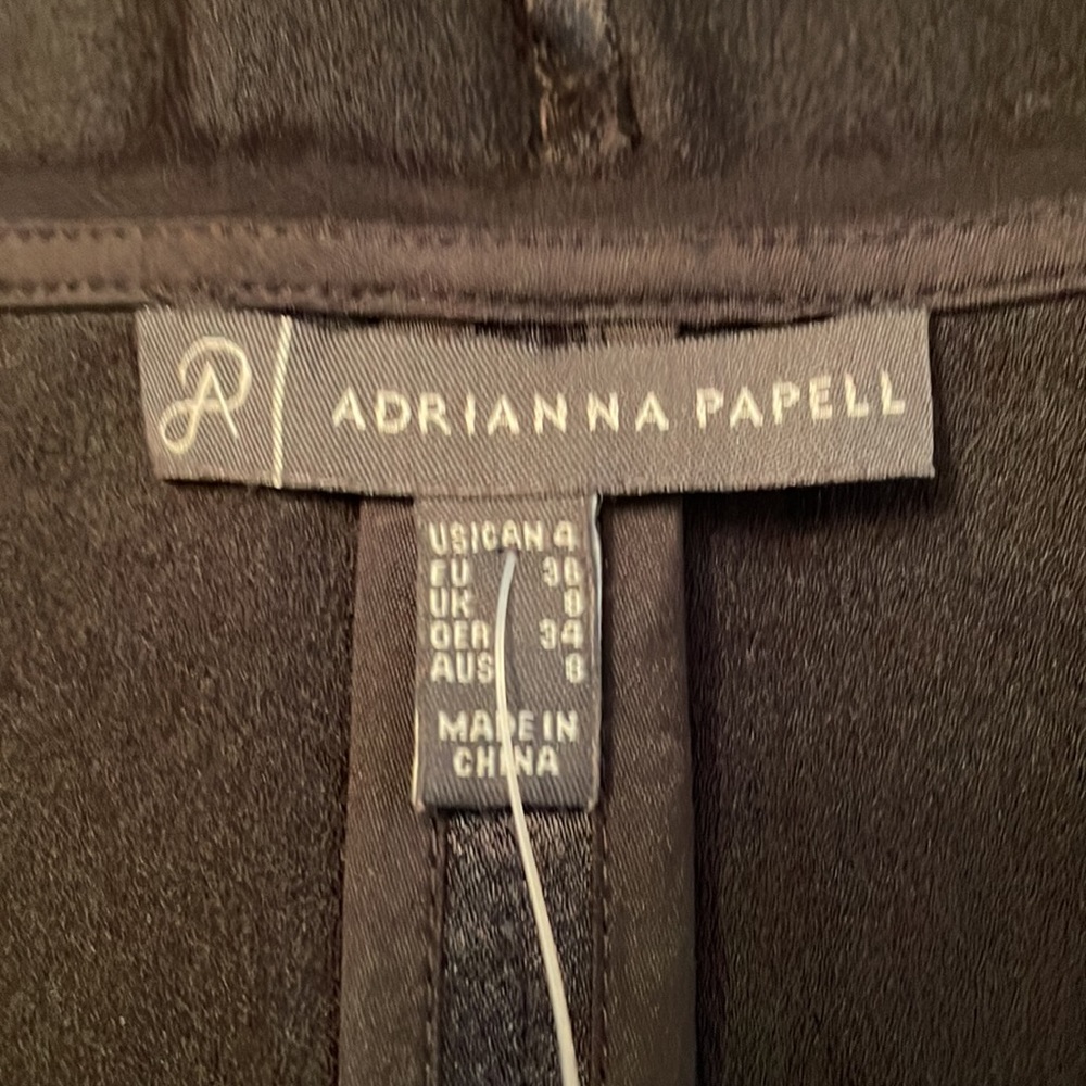 Adrianna Papell Size 4 Black midi dress - Picture 8 of 11